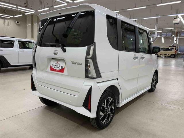 タントカスタムＸ　４ＷＤ両側電動スライドドア・ＬＥＤヘッドライト・オートライト・オートマチックハイビーム・プッシュスタートボタン・アイドリングストップ・シートヒーター・電動パーキングブレーキ・スマートアシスト（群馬県）の中古車