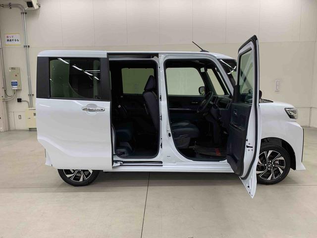 タントカスタムＸ　４ＷＤ両側電動スライドドア・ＬＥＤヘッドライト・オートライト・オートマチックハイビーム・プッシュスタートボタン・アイドリングストップ・シートヒーター・電動パーキングブレーキ・スマートアシスト（群馬県）の中古車