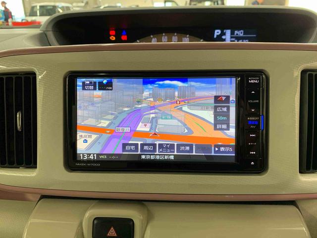 ムーヴキャンバスＸメイクアップリミテッド　ＳＡIII　２ＷＤ両側電動スライドドア・ナビ・ＥＴＣ・ＬＥＤヘッドライト・オートライト・オートマチックハイビーム・プッシュスタートボタン・アイドリングストップ・電動格納式ドアミラー・スマートアシストＩＩＩ（群馬県）の中古車