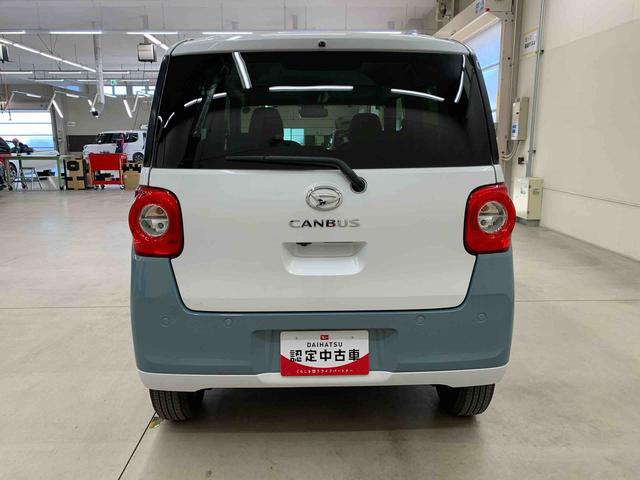 ムーヴキャンバスストライプスＧ　４ＷＤ両側電動スライドドア・ＬＥＤヘッドライト・オートライト・オートマチックハイビーム・プッシュスタートボタン・アイドリングストップ・電動パーキングブレーキ・シートヒーター・スマートアシスト（群馬県）の中古車