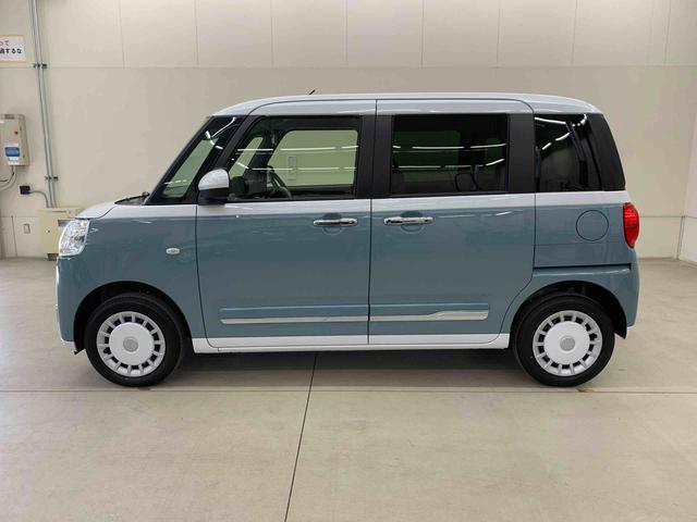 ムーヴキャンバスストライプスＧ　４ＷＤ両側電動スライドドア・ＬＥＤヘッドライト・オートライト・オートマチックハイビーム・プッシュスタートボタン・アイドリングストップ・電動パーキングブレーキ・シートヒーター・スマートアシスト（群馬県）の中古車