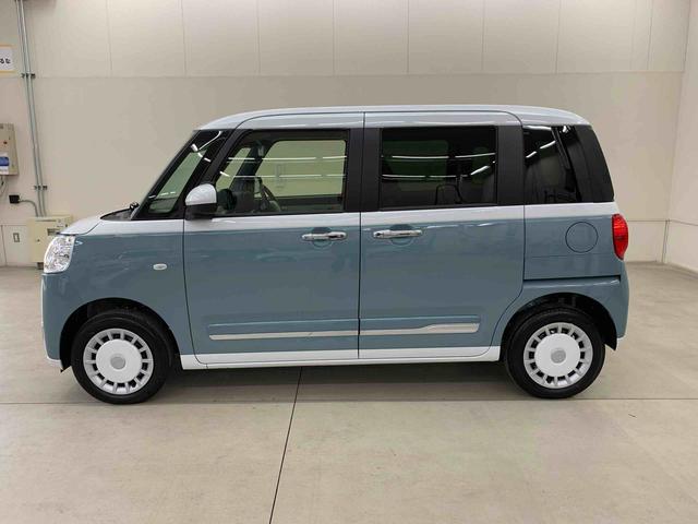 ムーヴキャンバスストライプスＧ　４ＷＤ両側電動スライドドア・ＬＥＤヘッドライト・オートライト・オートマチックハイビーム・プッシュスタートボタン・アイドリングストップ・シートヒーター・電動パーキングブレーキ・スマートアシスト（群馬県）の中古車