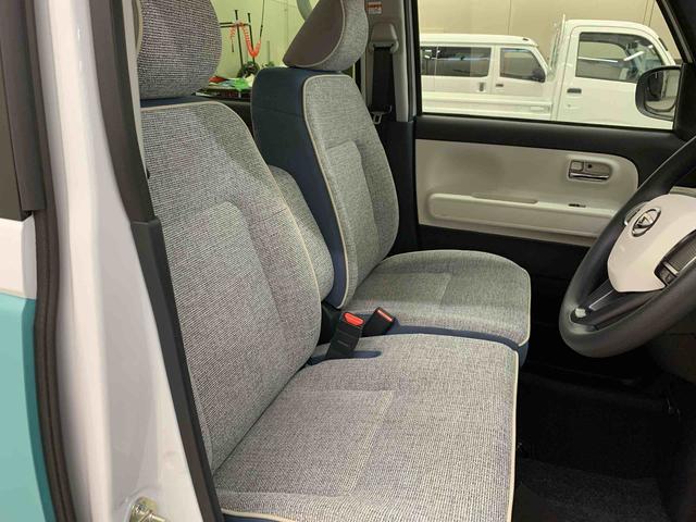 ムーヴキャンバスストライプスＧ　２ＷＤ両側電動スライドドア・ＬＥＤヘッドライト・オートライト・オートマチックハイビーム・プッシュスタートボタン・アイドリングストップ・シートヒーター・電動パーキングブレーキ・スマートアシスト（群馬県）の中古車