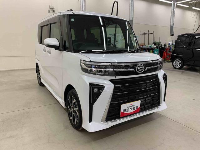 タントカスタムX 2WD両側電動スライドドア・LEDヘッドライト・オートライト・オートマチックハイビーム・プッシュスタートボタン・アイドリングストップ・シートヒーター・電動パーキングブレーキ・スマートアシスト(群馬県)の中古車