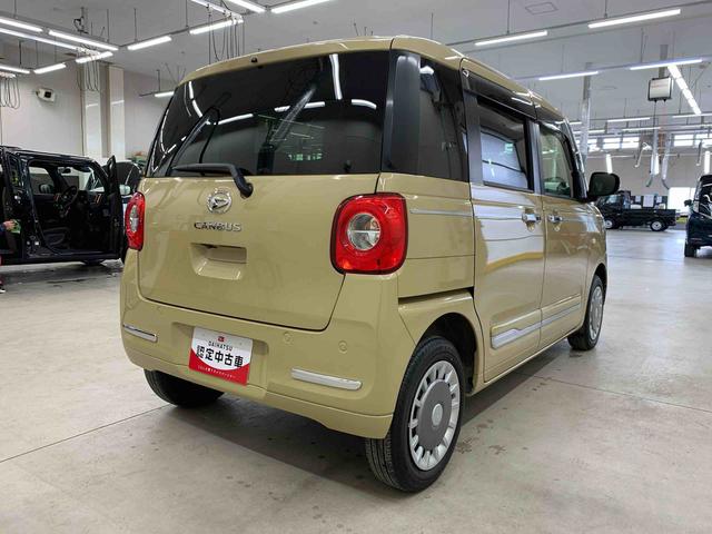 ムーヴキャンバスセオリーGターボ 4WDディスプレイオーディオ・ドライブレコーダー・両側電動スライドドア・LEDヘッドライト・オートライト・オートマチックハイビーム・プッシュスタートボタン・シートヒーター・スマートアシスト(群馬県)の中古車