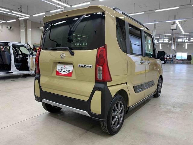 タントファンクロス　２ＷＤ両側電動スライドドア・ＬＥＤヘッドライト・オートライト・オートマチックハイビーム・プッシュスタートボタン・アイドリングストップ・シートヒーター・電動パーキングブレーキ・スマートアシスト（群馬県）の中古車