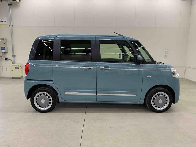 ムーヴキャンバスセオリーGターボ 4WD両側電動スライドドア・ディスプレイオーディオ・LEDヘッドライト・バックカメラ・シートヒーター・スマートアシスト・アイドリングストップ・プッシュボタンスタート・オートライト・オートマチックハイビーム(群馬県)の中古車