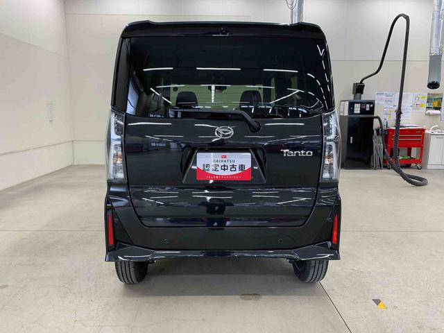 タントカスタムＲＳ　ｅｃｏＩＤＬＥ非装着車　４ＷＤ両側電動スライドドア・ＬＥＤヘッドライト・オートライト・オートマチックハイビーム・プッシュスタートボタン・シートヒーター・オートエアコン・電動パーキングブレーキ・スマートアシスト（群馬県）の中古車