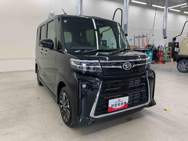 タントカスタムＲＳ　ｅｃｏＩＤＬＥ非装着車　４ＷＤ両側電動スライドドア・ＬＥＤヘッドライト・オートライト・オートマチックハイビーム・プッシュスタートボタン・シートヒーター・オートエアコン・電動パーキングブレーキ・スマートアシスト（群馬県）の中古車