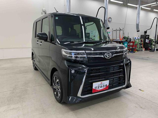 タントカスタムＸ　２ＷＤ両側電動スライドドア・プッシュボタンスタート・アイドリングストップ・ＬＥＤヘッドライト・オートライト・オートマチックハイビーム・シートヒーター・オートエアコン・電動パーキングブレーキ・スマートアシスト（群馬県）の中古車