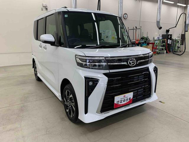 タントカスタムX 4WD両側電動スライドドア・プッシュボタンスタート・アイドリングストップ・LEDヘッドライト・オートライト・オートマチックハイビーム・シートヒーター・オートエアオン・電動パーキングブレーキ・スマートアシスト(群馬県)の中古車
