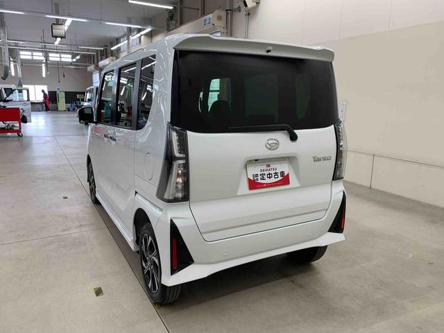 タントカスタムX 4WD両側電動スライドドア・プッシュボタンスタート・アイドリングストップ・LEDヘッドライト・オートライト・オートマチックハイビーム・シートヒーター・オートエアオン・電動パーキングブレーキ・スマートアシスト(群馬県)の中古車