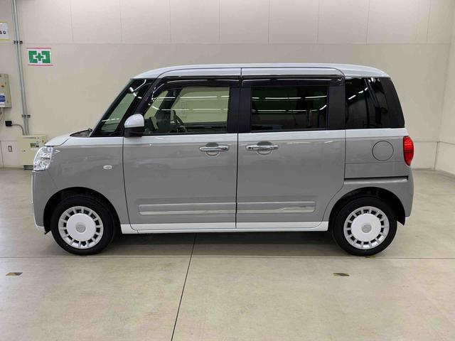 ムーヴキャンバスストライプスＧターボ　４ＷＤ両側電動スライドドア・ディスプレイオーディオ・ドラレコ・プッシュボタンスタート・アイドリングストップ・ＬＥＤヘッドライト・オートライト・バックカメラ・ホッとカップホルダー・スマートアシスト（群馬県）の中古車