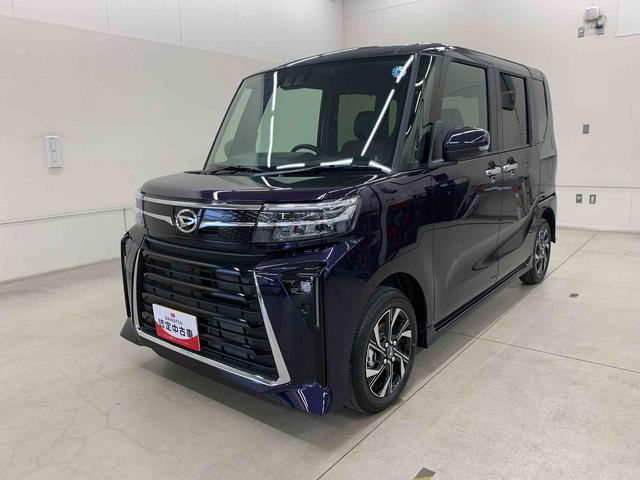 タントカスタムＸ　２ＷＤ両側電動スライドドア・ＬＥＤヘッドライト・オートライト・プッシュボタンスタート・アイドリングストップ・オートエアコン・シートヒーター・バックカメラ・スマートアシスト・電動格納式ドアミラー（群馬県）の中古車