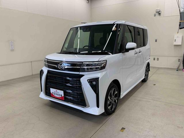 タントカスタムＸ　２ＷＤプッシュボタンスタート　シートヒーター　ディスプレイオーディオ　ＬＥＤヘッドライト　オートライト　アイドリングストップ　バックカメラ　スマートアシスト　オートエアコン　電動パーキングブレーキ（群馬県）の中古車