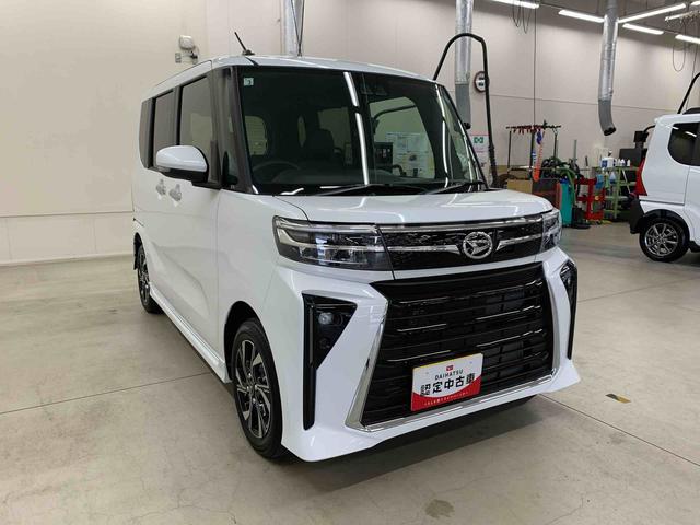 タントカスタムＸ　２ＷＤバックカメラ　シートヒーター　両側電動スライドドア　スマートアシスト　ＬＥＤヘッドライト　アイドリングストップ　プッシュボタンスタート　オートエアコン　ベンチシート　キーフリー　電動格納式ドアミラー（群馬県）の中古車