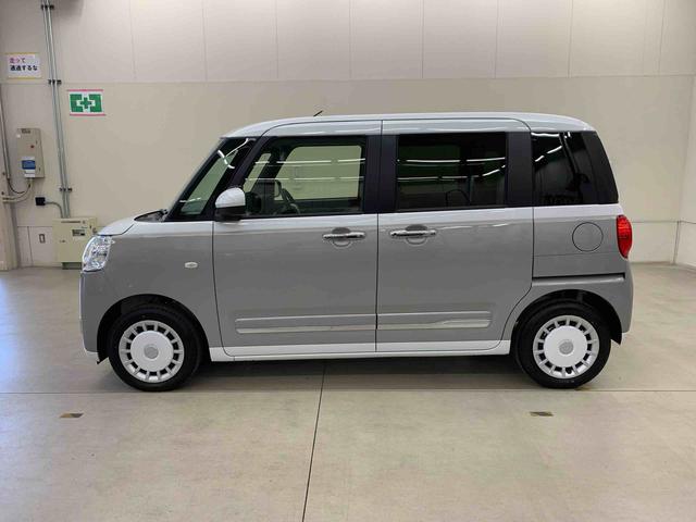 ムーヴキャンバスストライプスＧ　２ＷＤ　走行３８２４キロ運転席助手席シートヒーター　アイドリングストップ　ＬＥＤヘッドライト　スマートアシスト　両側電動スライドドア　プッシュボタンスタート　オートライト　電動格納式ドアミラー　スマートアシスト（群馬県）の中古車