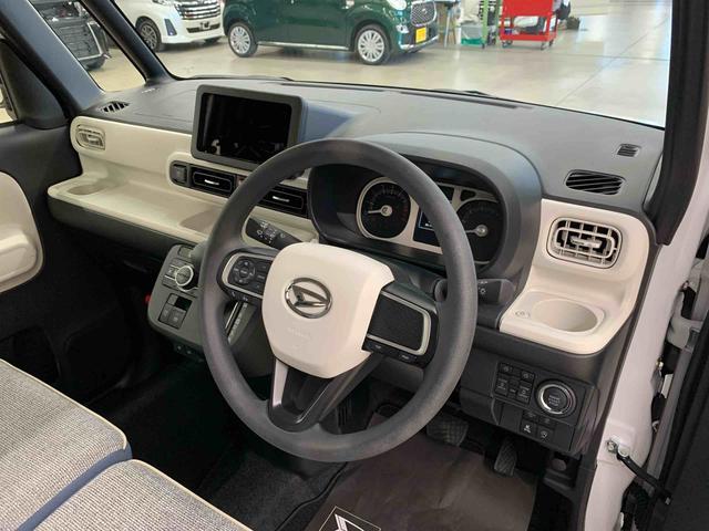 ムーヴキャンバスストライプスＧ　２ＷＤ　走行３８２４キロ運転席助手席シートヒーター　アイドリングストップ　ＬＥＤヘッドライト　スマートアシスト　両側電動スライドドア　プッシュボタンスタート　オートライト　電動格納式ドアミラー　スマートアシスト（群馬県）の中古車