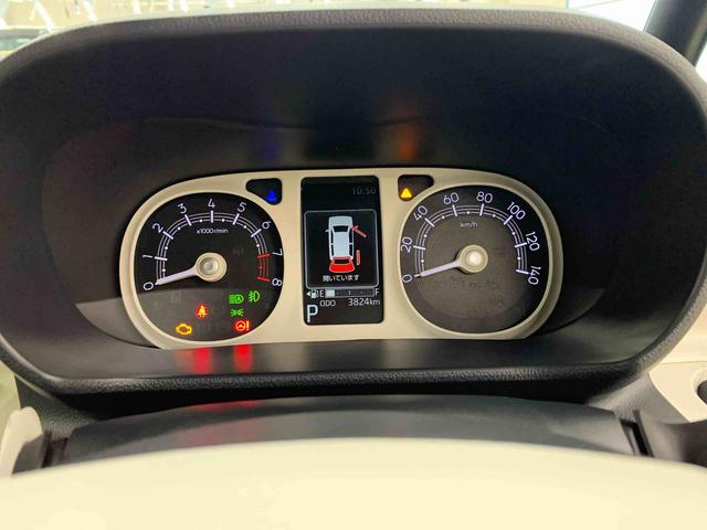 ムーヴキャンバスストライプスＧ　２ＷＤ　走行３８２４キロ運転席助手席シートヒーター　アイドリングストップ　ＬＥＤヘッドライト　スマートアシスト　両側電動スライドドア　プッシュボタンスタート　オートライト　電動格納式ドアミラー　スマートアシスト（群馬県）の中古車