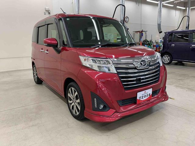 トールカスタムＧ　ターボ　ＳＡII　２ＷＤ　走行１４６７２キロ純正ナビ　ドライブレコーダー　ＬＥＤヘッドライト　両側電動スライドドア　全方位モニター　ＥＴＣ　プッシュボタンスタート　アイドリングストップ　オートエアコン　電動格納式ドアミラー　スマートアシストＩＩ（群馬県）の中古車