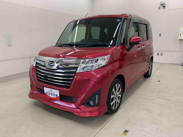 トールカスタムＧ　ターボ　ＳＡII　２ＷＤ　走行１４６７２キロ純正ナビ　ドライブレコーダー　ＬＥＤヘッドライト　両側電動スライドドア　全方位モニター　ＥＴＣ　プッシュボタンスタート　アイドリングストップ　オートエアコン　電動格納式ドアミラー　スマートアシストＩＩ（群馬県）の中古車