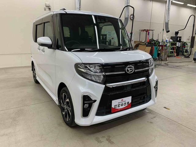 タントカスタムX 2WD 走行35267キロ ナビ ドラレコ7インチナビ ドライブレコーダー キーフリー プッシュボタンスタート 両側電動スライドドア シートヒーター 電動格納式ドアミラー バックカメラ LEDヘッドライト オートライト オートエアコン(群馬県)の中古車