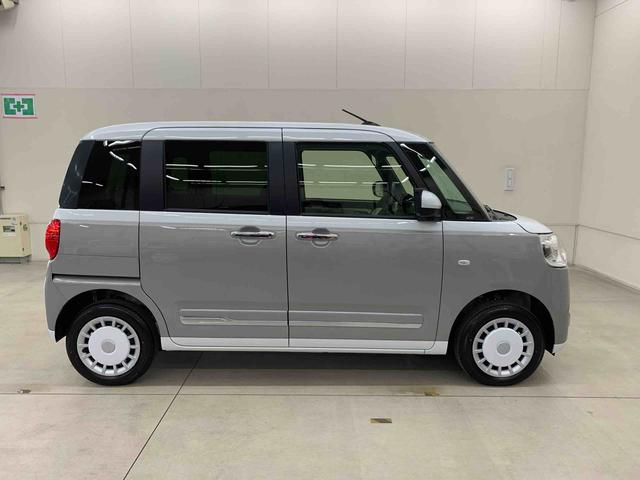 ムーヴキャンバスストライプスＧ　４ＷＤ　走行２４キロ両側電動スライドドア　運転席助手席シートヒーター　バックカメラ　スマートアシスト　ＬＥＤヘッドライト　プッシュボタンスタート　電動格納式ドアミラー　アイドリングストップ　オートライト（群馬県）の中古車
