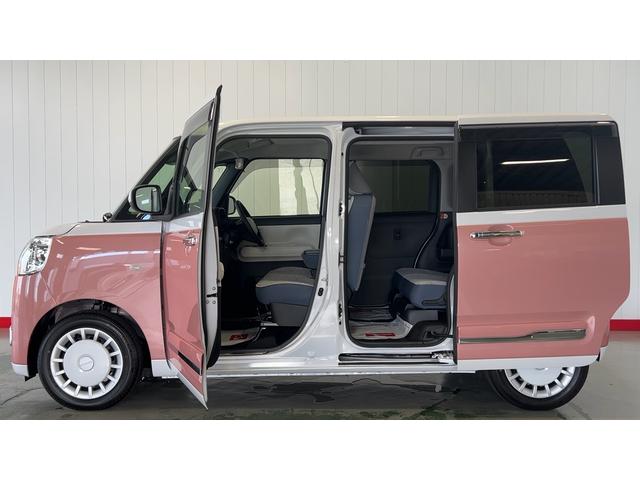 ムーヴキャンバスストライプスＧダイハツ認定中古車ｌ雹害車ｌ両側電動スライドドアｌディスプレイオーディオｌバックカメラｌドラレコｌＥＴＣｌ電動パーキングブレーキｌＬＥＤヘッドライトｌシートヒーターｌスマートアシストｌ保証／整備付（茨城県）の中古車