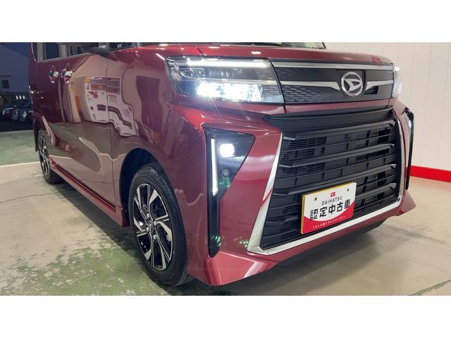 タントカスタムＸ　エコアイドル非装着車１４インチアルミホイール　スマートキー　両側パワースライドドア　ＬＥＤヘッドランプ　オートエアコン　衝突被害軽減システム（茨城県）の中古車