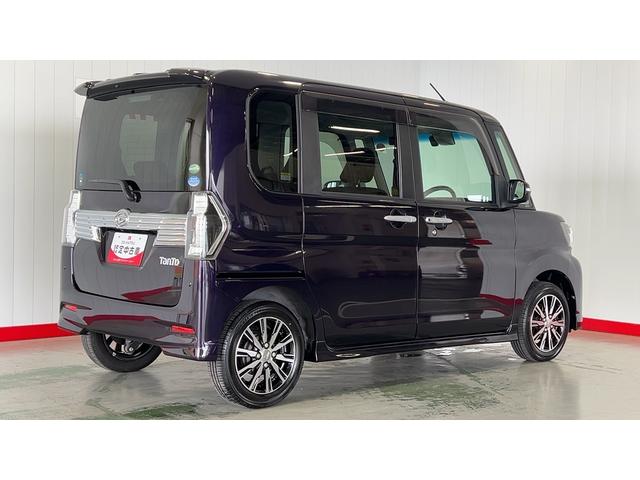 タントカスタムＸ　トップエディションＳＡII純正ナビ　ドラレコ　バックカメラ　ＬＥＤヘッドランプ　左側パワースライドドア　アイドリングストップ　オートエアコン　スマートキー　１４インチアルミホイール　衝突被害軽減システム（茨城県）の中古車