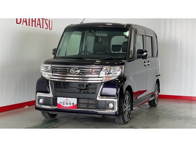 タントカスタムＸ　トップエディションＳＡII純正ナビ　ドラレコ　バックカメラ　ＬＥＤヘッドランプ　左側パワースライドドア　アイドリングストップ　オートエアコン　スマートキー　１４インチアルミホイール　衝突被害軽減システム（茨城県）の中古車