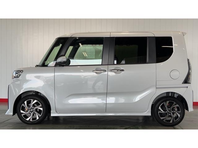 タントカスタムＸアイドリングストップ　ＬＥＤヘッドランプ　両側パワースライドドア　オートエアコン　シートヒーター　スマートキー　１４インチアルミホイール　衝突被害軽減システム（茨城県）の中古車