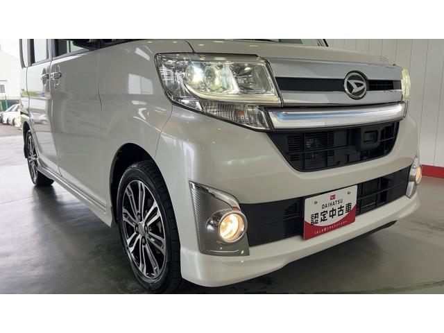 タントカスタムＲＳ　ＳＡターボ　社外ナビ　バックカメラ　ＬＥＤヘッドランプ　両側パワースライドドア　アイドリングストップ　オートエアコン　スマートキー　１５インチアルミホイール　衝突被害軽減システム（茨城県）の中古車