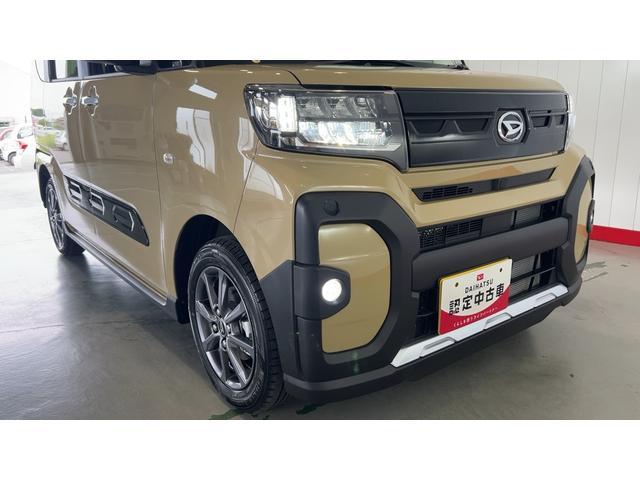 タントファンクロスアイドリングストップ　両側パワースライドドア　ＬＥＤヘッドランプ　スマートキー　オートエアコン　シートヒーター　１４インチアルミホイール　衝突被害軽減システム　横滑り防止機構　電動格納式ドアミラ（茨城県）の中古車