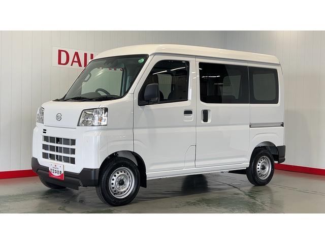 ハイゼットカーゴデラックスＣＶＴ　アイドリングストップ　キーレスエントリー　エアコン　パワステ　運転席＆助手席パワーウインドウ　　ＡＭ／ＦＭラジオ　衝突被害軽減システム（茨城県）の中古車