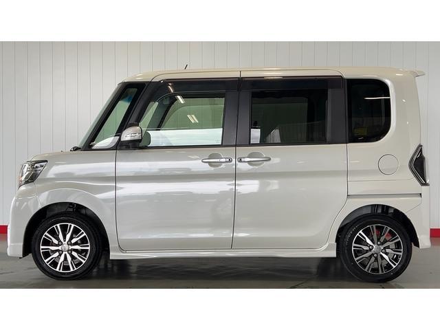 タントカスタムＸ　トップエディションＳＡII純正ナビ　バックカメラ　アイドリングストップ　ＬＥＤヘッドランプ　左側パワースライドドア　オートエアコン　スマートキー　１４インチアルミホイール　衝突被害軽減システム（茨城県）の中古車