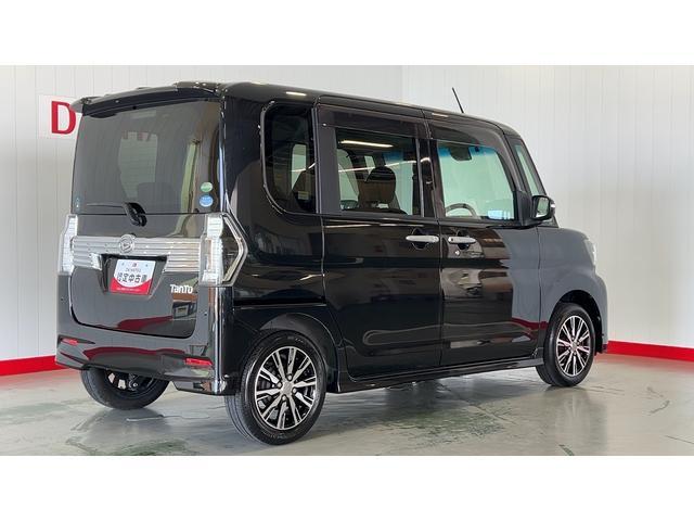 タントカスタムＸ　トップエディションＳＡII純正ナビ　バックカメラ　ＬＥＤヘッドランプ　左側パワースライドドア　アイドリングストップ　オートエアコン　スマートキー　１４インチアルミホイール　電動格納式ドアミラー　衝突被害軽減システム（茨城県）の中古車