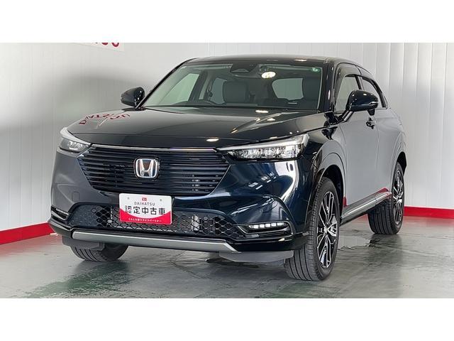 ヴェゼルｅ：ＨＥＶ　Ｚ純正ナビ　ドラレコ　バックカメラ　ＬＥＤヘッドランプ　１８インチアルミホイール　オートエアコン　シートヒーター　スマートキー　衝突被害軽減システム　クルーズコントロール（茨城県）の中古車