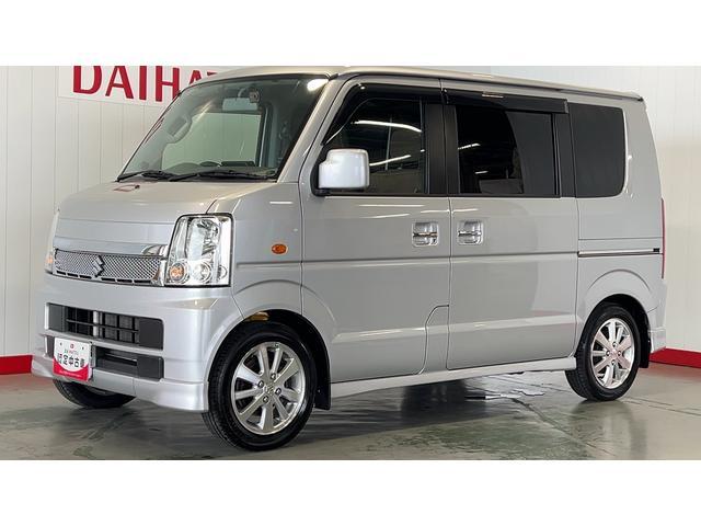エブリイワゴンＪＰ　４ＷＤ５速マニュアル　社外ナビ　バックカメラ　ドラレコ　キーレスエントリー　電動格納式ドアミラー　純正アルミホイール（茨城県）の中古車