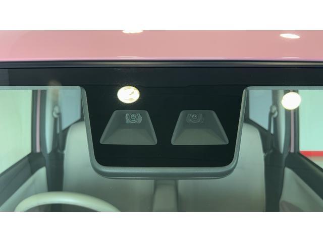 ムーヴキャンバスＧホワイトアクセントＶＳ　ＳＡIII社外ナビ　パノラマモニター　スマートキー　ＬＥＤヘッドランプ　両側パワースライドドア　アイドリングストップ　オートエアコン　電動格納式ドアミラー　衝突被害軽減システム（茨城県）の中古車