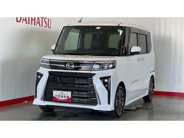 タントカスタムＲＳターボ　両側パワースライドドア　ＬＥＤヘッドランプ　オートエアコン　アイドリングストップ　シートヒーター　スマートキー　１５インチアルミホイール　電動格納式ドアミラー　衝突被害軽減システム（茨城県）の中古車