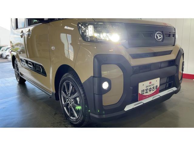 タントファンクロス両側パワースライドドア　ＬＥＤヘッドランプ　オートエアコン　アイドリングストップ　シートヒーター　スマートキー　１４インチアルミホイール　電動格納式ドアミラー　衝突被害軽減システム（茨城県）の中古車