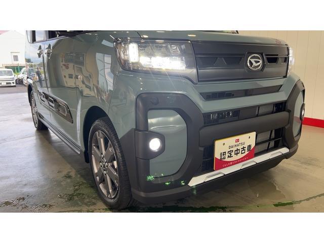 タントファンクロスターボ両側パワースライドドア　ＬＥＤヘッドランプ　オートエアコン　アイドリングストップ　シートヒーター　スマートキー　１５インチアルミホイール　電動格納式ドアミラー　衝突被害軽減システム（茨城県）の中古車