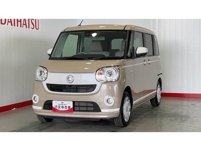 ムーヴキャンバスＧホワイトアクセントＶＳ　ＳＡIIIダイハツ認定中古車ｌ純正ナビｌ全方位／バックカメラｌ両側電動スライドドアｌシートヒーターｌドラレコｌオートエアコンｌ保証／整備付（茨城県）の中古車