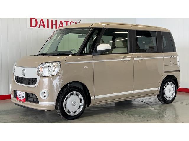 ムーヴキャンバスＧホワイトアクセントＶＳ　ＳＡIIIダイハツ認定中古車ｌ純正ナビｌ全方位／バックカメラｌ両側電動スライドドアｌシートヒーターｌドラレコｌオートエアコンｌ保証／整備付（茨城県）の中古車