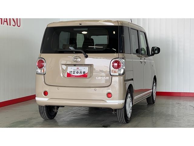 ムーヴキャンバスＧホワイトアクセントＶＳ　ＳＡIIIダイハツ認定中古車ｌ純正ナビｌ全方位／バックカメラｌ両側電動スライドドアｌシートヒーターｌドラレコｌオートエアコンｌ保証／整備付（茨城県）の中古車