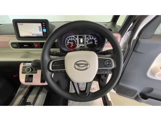 ムーヴキャンバスストライプスＧターボダイハツ認定中古車ｌ純正ナビｌ全方位／バックカメラｌドラレコｌ両側電動スライドドアｌスマートキーｌクルーズコントロールｌオートエアコンｌスマートアシストｌ保証／整備付（茨城県）の中古車