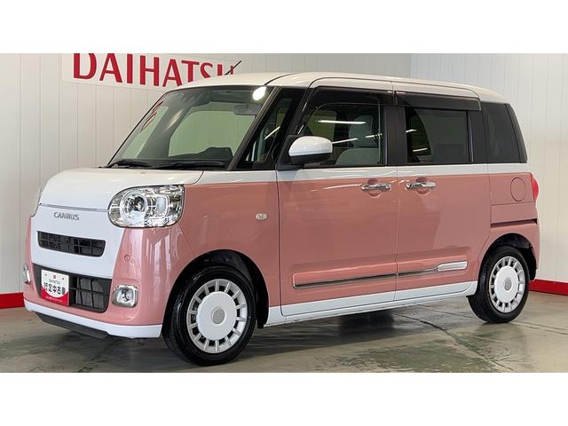 ムーヴキャンバスストライプスＧターボダイハツ認定中古車ｌ純正ナビｌ全方位／バックカメラｌドラレコｌ両側電動スライドドアｌスマートキーｌクルーズコントロールｌオートエアコンｌスマートアシストｌ保証／整備付（茨城県）の中古車