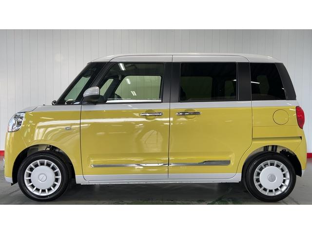 ムーヴキャンバスストライプスＧダイハツ認定中古車ｌ保証／整備付ｌ低走行ｌ両側電動スライドドアｌ電動パーキングブレーキｌシートヒーターｌオートエアコンｌスマートアシスト（茨城県）の中古車