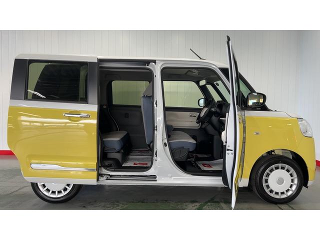 ムーヴキャンバスストライプスＧダイハツ認定中古車ｌ保証／整備付ｌ低走行ｌ両側電動スライドドアｌ電動パーキングブレーキｌシートヒーターｌオートエアコンｌスマートアシスト（茨城県）の中古車